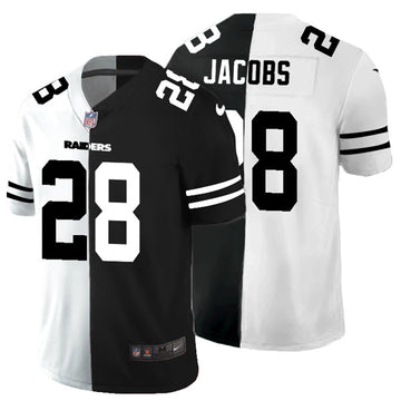 Josh Jacobs Las Vegas Raiders black Split jersey