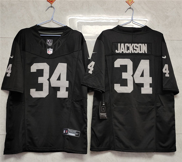 Bo Jackson Las Vegas Raiders black FUSE jersey