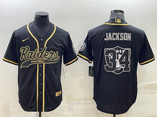 Bo Jackson Las Vegas Raiders black jersey