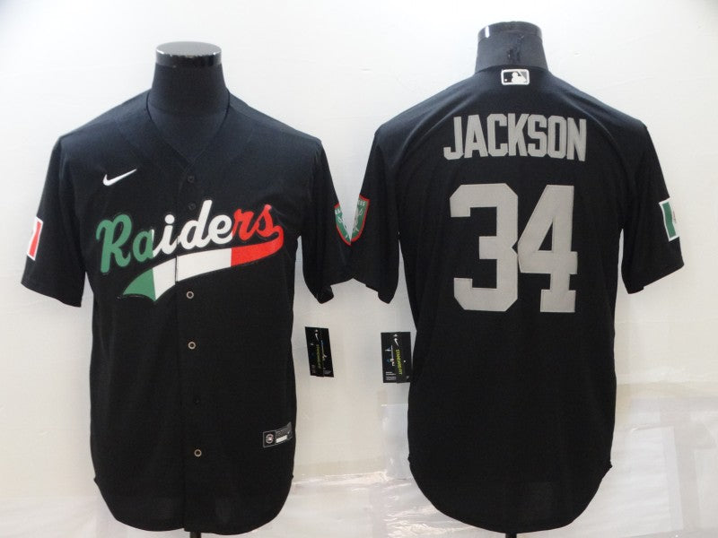 Bo Jackson Las Vegas Raiders black jersey