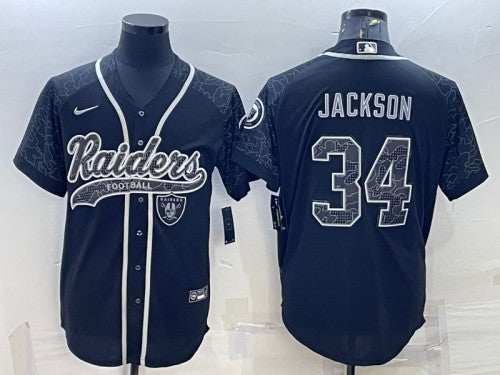 Bo Jackson Las Vegas Raiders black jersey