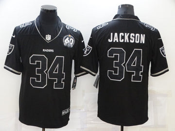 Bo Jackson Las Vegas Raiders black Shadow jersey