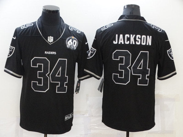 Bo Jackson Las Vegas Raiders black Shadow jersey