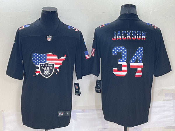 Bo Jackson Las Vegas Raiders black jersey