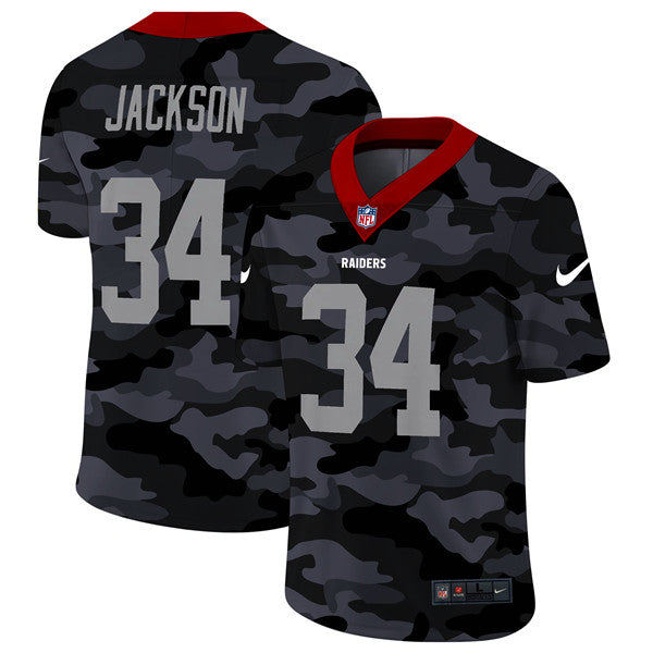 Bo Jackson Las Vegas Raiders camo Camo jersey