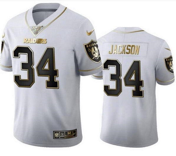 Bo Jackson Las Vegas Raiders white jersey