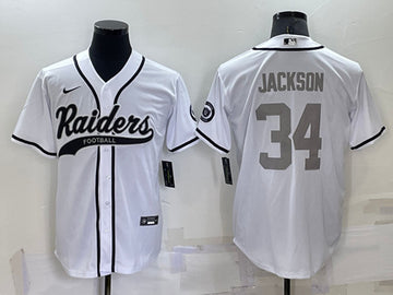 Bo Jackson Las Vegas Raiders white jersey