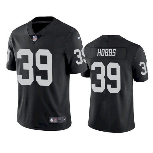 Nate Hobbs Las Vegas Raiders black jersey