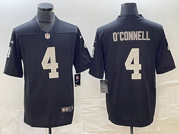 Las Vegas Raiders #4 Aidan O'Connell Black Jersey