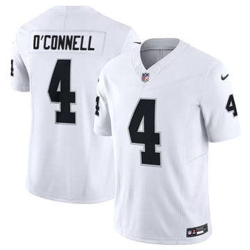 Aidan O'Connell Las Vegas Raiders white FUSE jersey