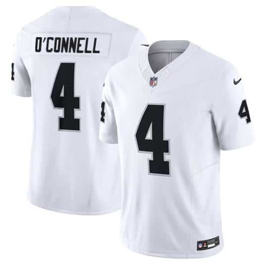 Las Vegas Raiders #4 Aidan O'Connell White 2023 FUSE Jersey