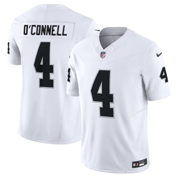 Aidan O'Connell Las Vegas Raiders white FUSE jersey