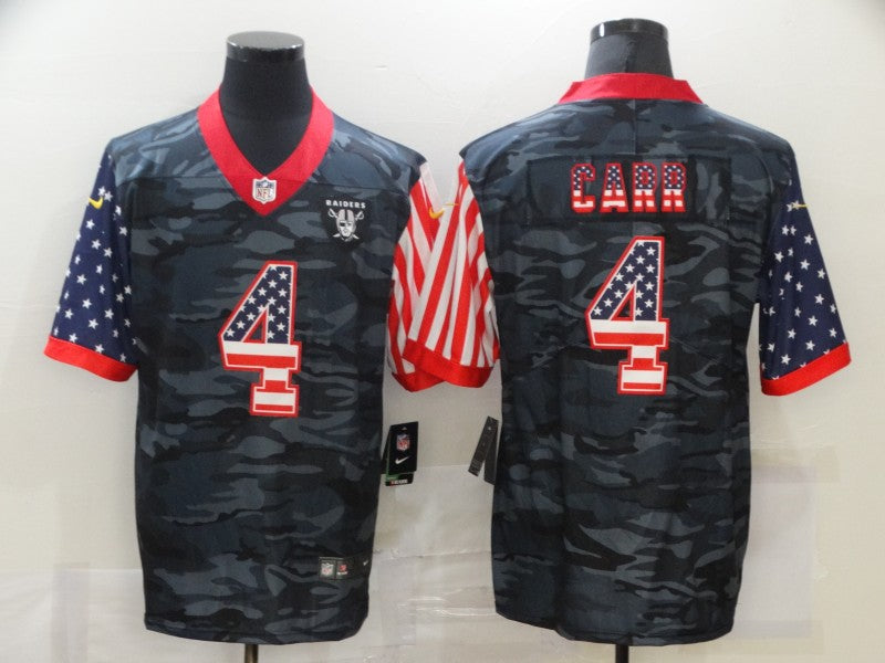 Derek Carr Las Vegas Raiders camo Camo jersey