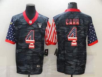 Derek Carr Las Vegas Raiders camo Camo jersey