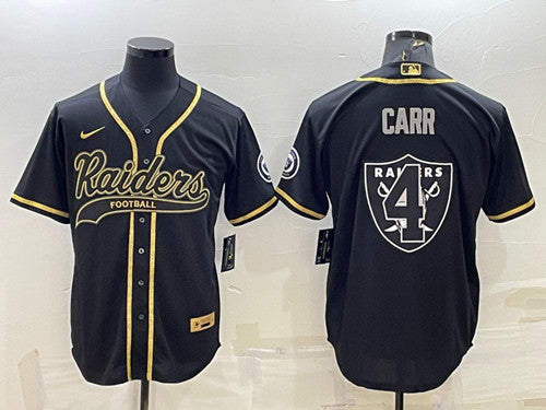 Derek Carr Las Vegas Raiders black jersey