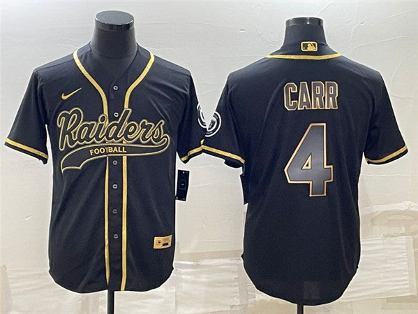 Derek Carr Las Vegas Raiders black jersey
