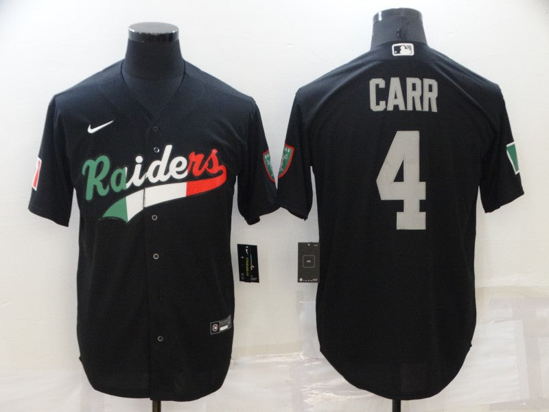 Derek Carr Las Vegas Raiders black jersey