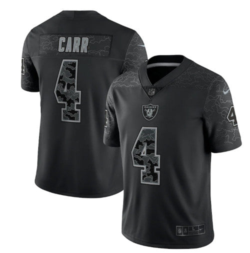 Derek Carr Las Vegas Raiders black jersey
