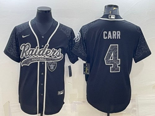 Derek Carr Las Vegas Raiders black jersey