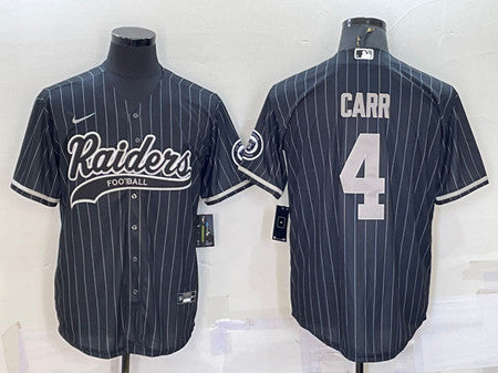 Derek Carr Las Vegas Raiders black jersey
