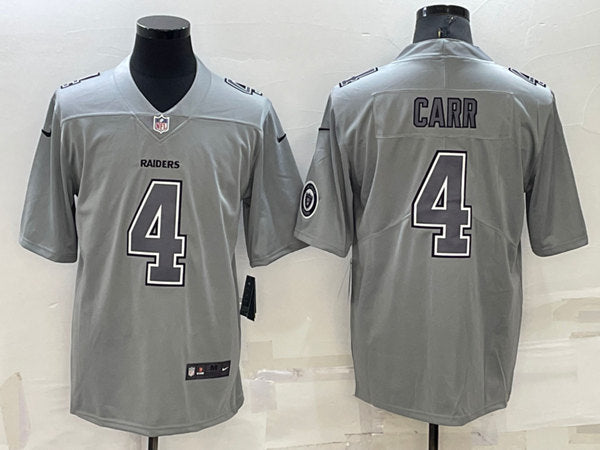 Derek Carr Las Vegas Raiders gray Fashion jersey