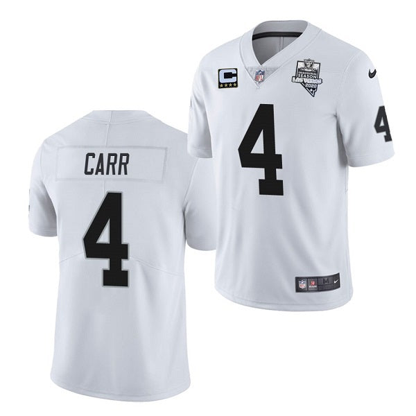 Derek Carr Las Vegas Raiders white jersey