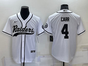 Derek Carr Las Vegas Raiders white jersey