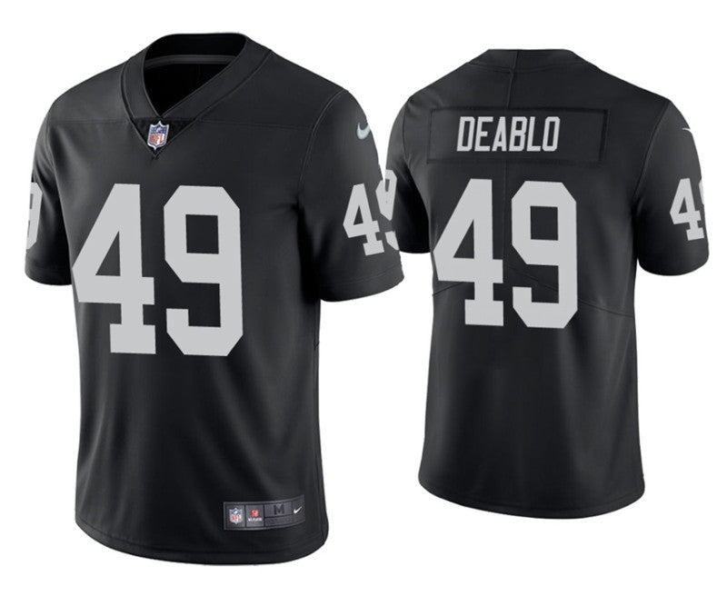 Divine Deablo Draft Las Vegas Raiders black jersey