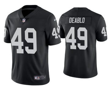 Divine Deablo Draft Las Vegas Raiders black jersey