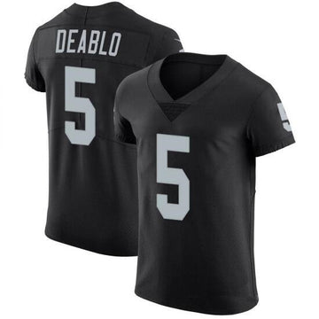 Divine Deablo Las Vegas Raiders black jersey