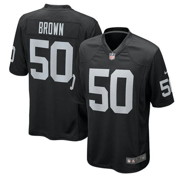 Jayon Brown Las Vegas Raiders black Game jersey
