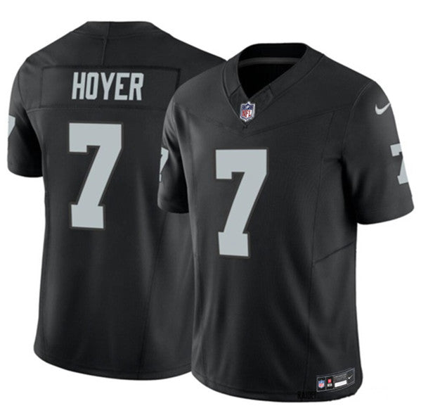 Brian Hoyer Las Vegas Raiders black FUSE jersey