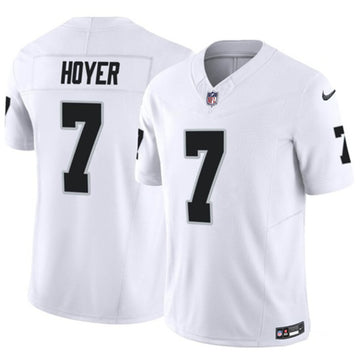Brian Hoyer Las Vegas Raiders white FUSE jersey