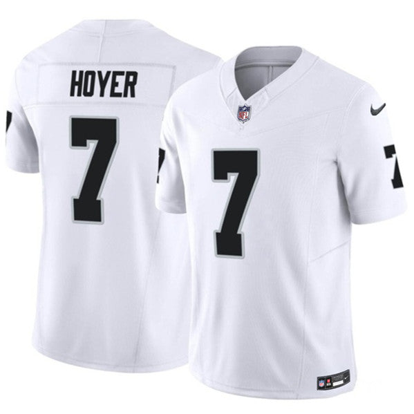 Brian Hoyer Las Vegas Raiders white FUSE jersey