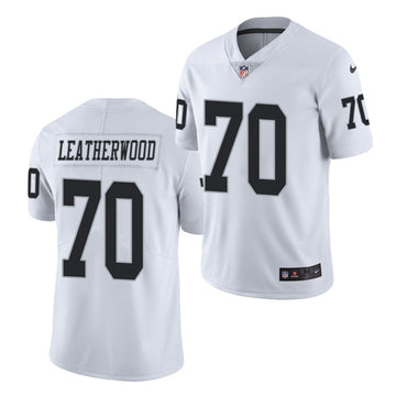 Alex Leatherwood Las Vegas Raiders white jersey