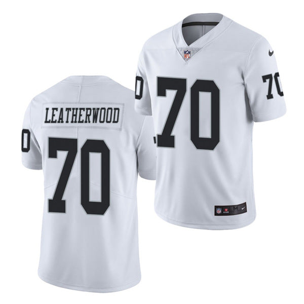 Alex Leatherwood Las Vegas Raiders white jersey