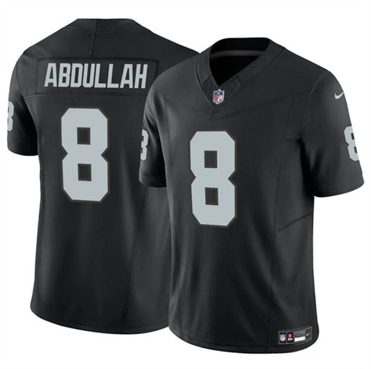 Las Vegas Raiders #8 Ameer Abdullah Black FUSE Jersey