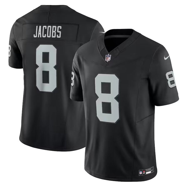 Josh Jacobs Las Vegas Raiders black FUSE jersey