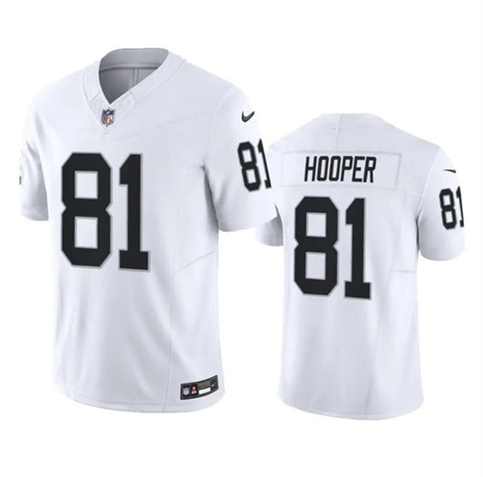 Las Vegas Raiders #81 Austin Hooper White 2023 FUSE Jersey