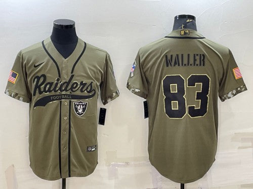 Darren Waller Las Vegas Raiders olive Salute To Service jersey