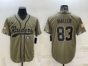 Darren Waller Las Vegas Raiders olive Salute To Service jersey