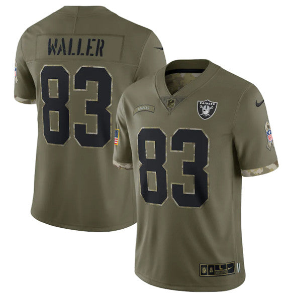 Darren Waller Las Vegas Raiders olive Salute To Service jersey
