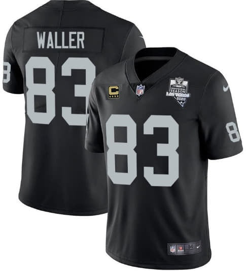 Darren Waller Las Vegas Raiders black jersey