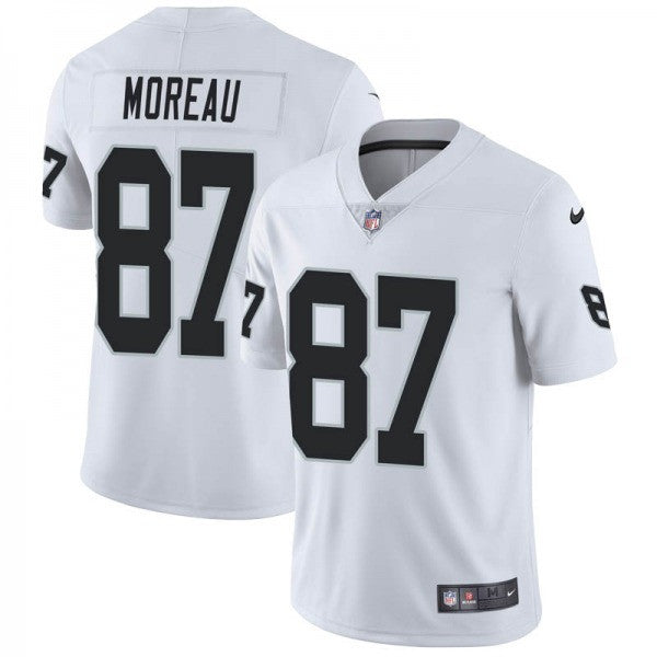 Foster Moreau Las Vegas Raiders white jersey
