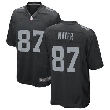 Michael Mayer Las Vegas Raiders black Game jersey