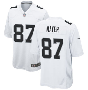 Michael Mayer Las Vegas Raiders white Game jersey