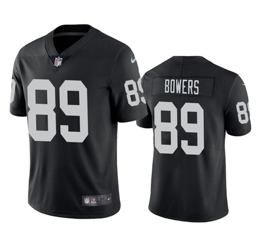 Las Vegas Raiders #89 Brock Bowers Black 2024 Draft Jersey