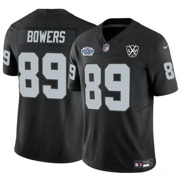 Brock Bowers Las Vegas Raiders black FUSE jersey