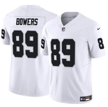 Brock Bowers Las Vegas Raiders white FUSE jersey