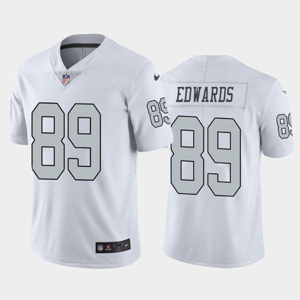 Bryan Edwards Las Vegas Raiders white Color Rush jersey